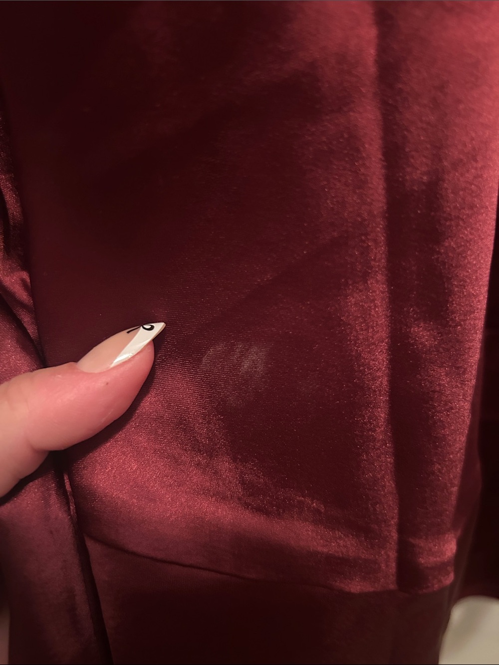 Free People maroon slip dress - Picture 5 of 6